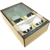 Коробка для напоїв 38х23х12см фанера