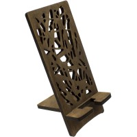 Подставка для телефона 8х18,5 см  Абстракция-2 фанера лакированная ассорти