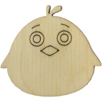 Курча-2 4х4см фанера асорті (5)