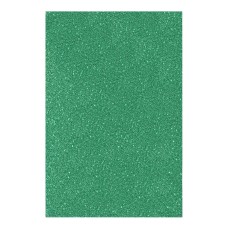 Фоаміран А4 Santi яскраво-зелений з глітером, товщина 1,7 мм, EVA, клейкий (10) 742695