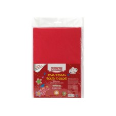 Фоаміран А4 Maxi червоний, товщина 2 мм, клейкий (5) MX61782