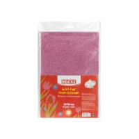 Флизелин А4 Maxi розовый с блестками (5) №MX61879