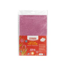 Флізелін А4 Maxi рожевий з блискітками (5) № MX61879