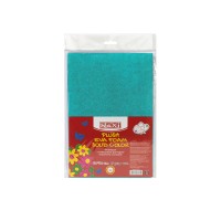  Фоаміран А4 Maxi бірюзовий з плюшевою фактурою товщина 2 мм (5) №MX61873