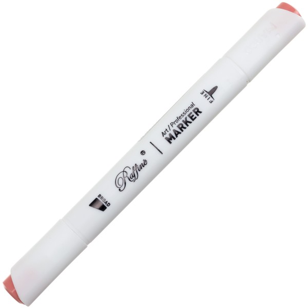 Маркер-скетч двусторонний Marco Coral pink (6) №7800-6CB / R105