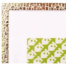 Фоторамка DL 10х15 Крокодил білі прожилки, золото (24) DL-47