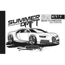 Скетчбук 36/120 А5 б/лін. картон. обкл. №7БЦ/БК288/1/21357/Мандарин/(10)