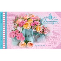  Скетчбук 36/120 A5 чистые листы, офсет, матовая ламинация Мандарин (10) №7БЦ/БК292/4/21516