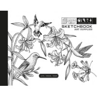  Скетчбук 36/120 A5 чистые листы, картонная обложка Мандарин (10) №7БЦ/БК289/2/21362