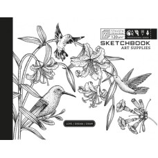  Скетчбук 36/120 A5 чистые листы, картонная обложка Мандарин (10) №7БЦ/БК289/2/21362