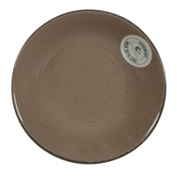  Тарілка супова керамічна Cesiro Spiral капучино 21 см (1) (12) №A2345S/G142/5999