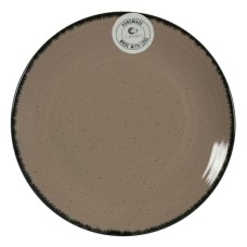  Тарілка обідня керамічна Cesiro Spiral капучино 26 см (1) (12) №I3070S/G142/6040