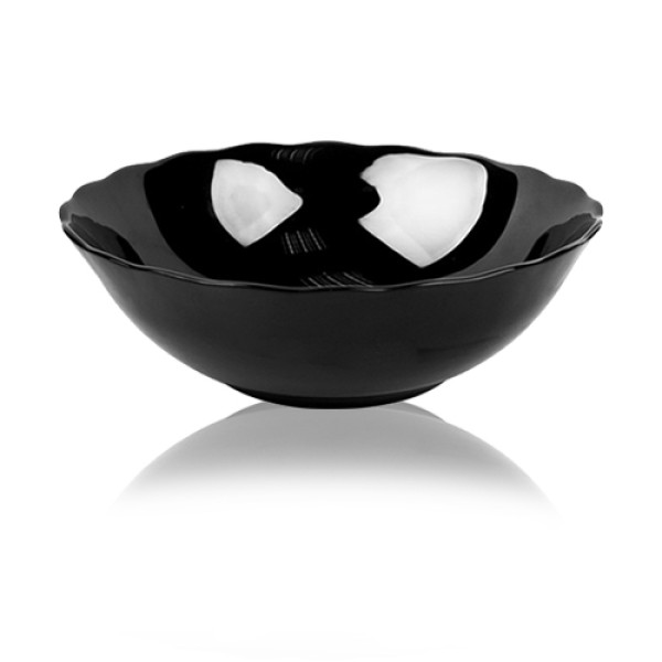 Салатник склокерамічний чорний 6" S&T (6) (72) №30359   