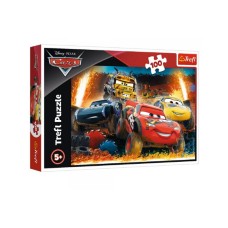  Пазлы Trefl 100 элементов Экстремальная гонка. Дисней Тачки