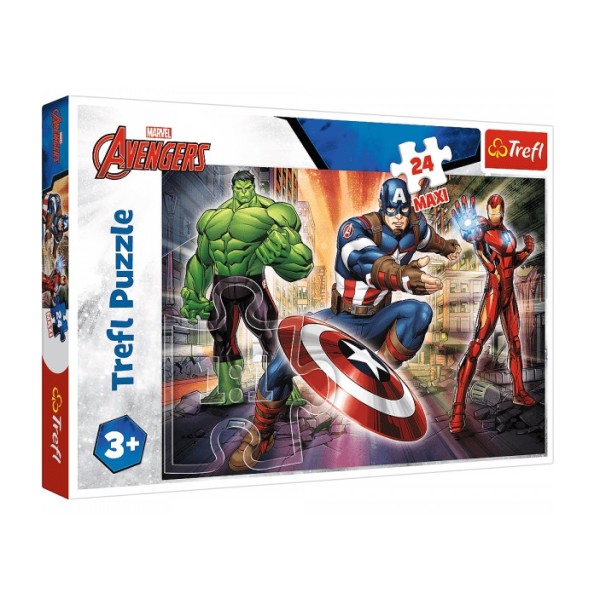 Пазли Тrefl 24 елемента Maxi У світі месників. Марвел