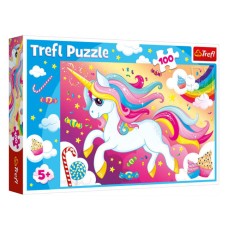  Пазлы Trefl 100 элементов Сладкий Единорог