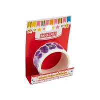 Стікери декоративні Бузкові квіти в стрічці на клейкій основі (12) RH20071005