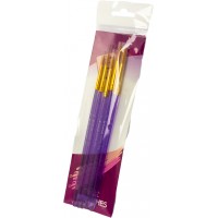 Набор кистей художественных 5 шт Rosa (Синтетика, круглая) (10) 7012/4270125/3362