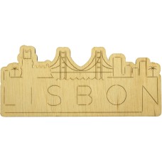 Магнит Lisbon 5х10см фанера ассорти (5)