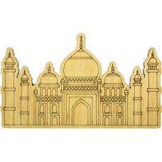 Магніт Тадж Махал 6х10см фанера асорті (5)  