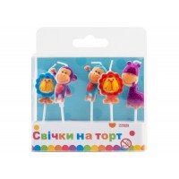 Набір свічок в торт Africa 5 шт Maxi (48) №MX629095