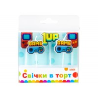 Набір свічок в торт Games 5 шт Maxi (48) №MX629278