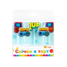 Набір свічок в торт Games 5 шт Maxi (48) №MX629278