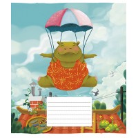  Тетрадь 12 листов линия Star ВД-лак (30) (360) №012-2502L