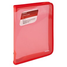 Папка "Axent" В5 №1802-24-А об'ємна, на блиск.прозора,червона (48)