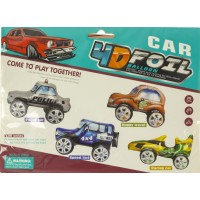 Кулька повітряна фігура фольгована Авто Happy Travel ходить №YY-F0691  