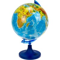 Глобус 250 мм фізичний, 1:5000000 в коробці №0614  