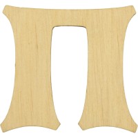  Заготовка фанера буква украинская п h6 см (5)