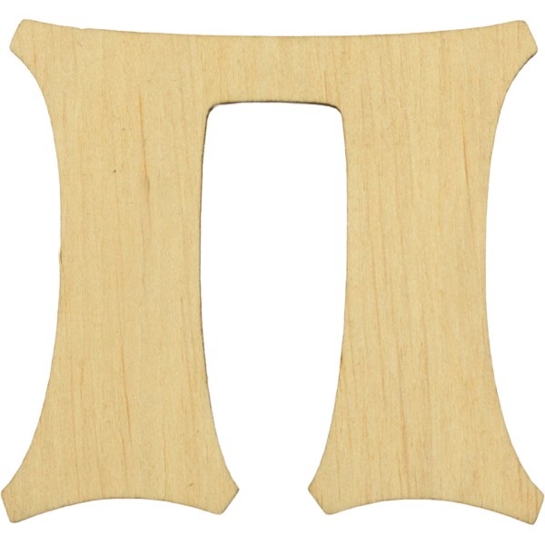  Заготовка фанера буква украинская п h6 см (5)