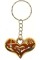 Брелок пластиковий "Серце" блискуче №2010(12)