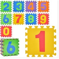 Килимок-мозаїка 30х30см,цифри,10дет.,в кульку,30х30х8см №M0375-2(12)