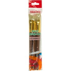 Набір пензлів 5шт "Maxi" №MX60879 ворс щетина (пласкі 3,5,7,9,10) коротка ручка(24)