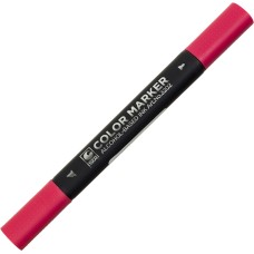 Маркер художественный двусторонний STA ярко-красный (6) 3202-4