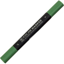 Маркер худож. двостор. "STA" №3202-43 оливково-зелений(6)