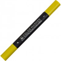 Маркер художественный двусторонний STA желтый подсолнух (6) 3202-44