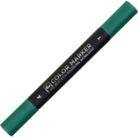 Маркер худож. двостор. "STA" №3202-51 темн.-зелений(6)