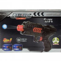 Бластер 3 поролон. снаряди,2 гелієві кулі,в кор-ці,20х14см №T1(72)(144) КІ