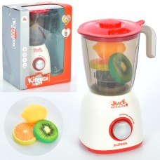 Блендер ігр-ий 20см,звук,світло,обертається винт,фрукти, на бат-ці, в кор-ці №HJ602A(30)