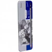 Набiр олівцiв гр. "Marco" №8015-6TN HB-8B в метал. кор-ці (1)(24)(480)