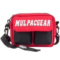 Сумка плечова 1від., 3карм. червона №KB-1308-E-red