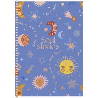 Блокнот пруж. В5 80арк. кліт. карт. "Genius" мат.ламін.,тиснення №B5-SC-080-6122K/Школярик/(4)(56)