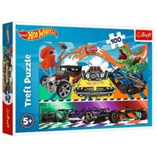 Пазли Trefl 100ел. Швидкісні авто. Hot Wheels №16466(12)