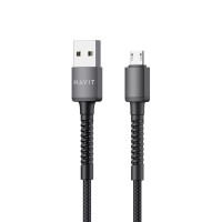 Кабель USB > microUSB Havit HV-CB6195 2.1A 1м black