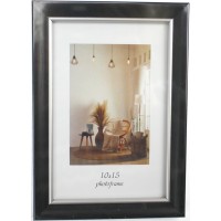 Фоторамка "Elite" 10х15 №MK-118 чорна,срібна оторочка(23)