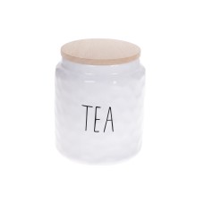 Банка для сип. прод. керам. "Bianco" 1,5л Чай,біла №979-343/Bonadi/(16)