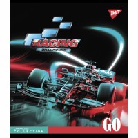 Зошит А5 YES 48арк. кліт. мат. ВДЛ+ УФ-виб+мікроембосінг "Racing championship" №766863(5)(100)